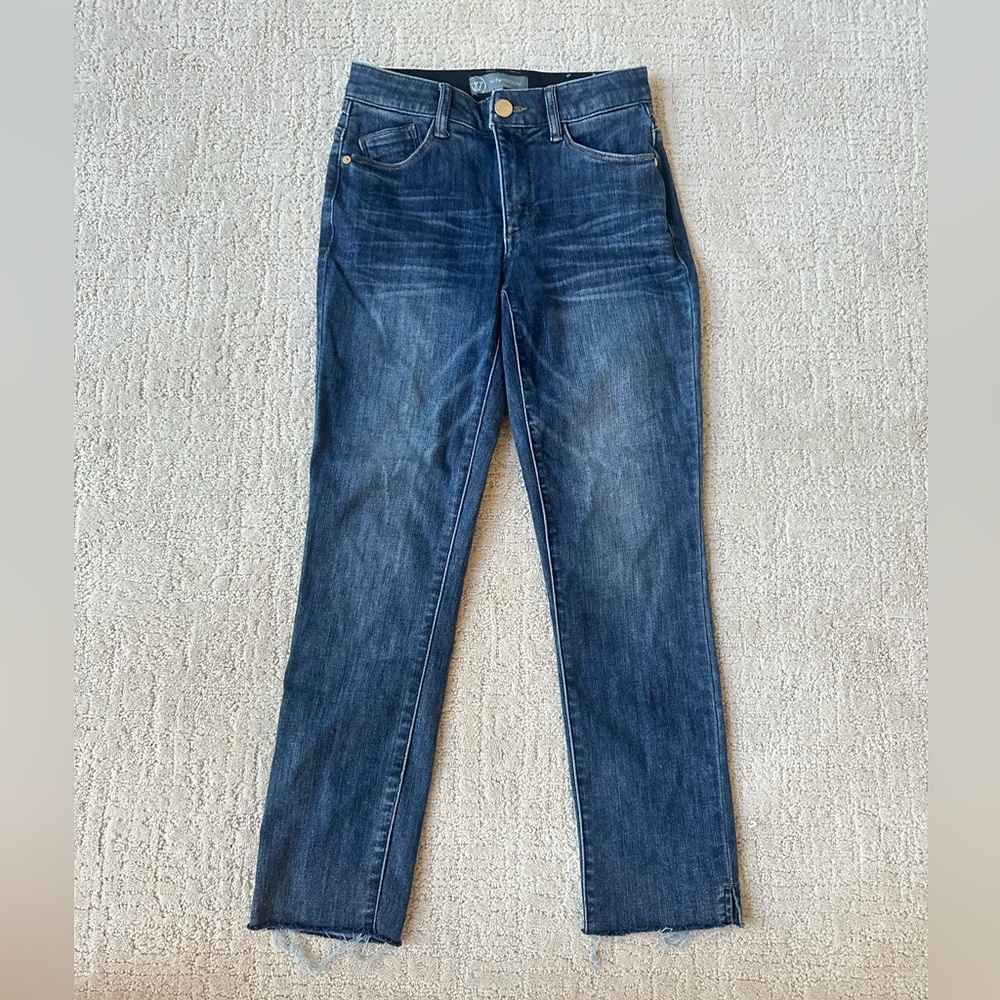 Wit & Wisdom Dark Blue Straight Leg Jeans